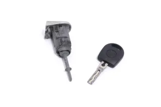 VW Passat 3B Lupo Türschloß Schloß Tür mit 1x Schlüssel vorne links f - Bild 2