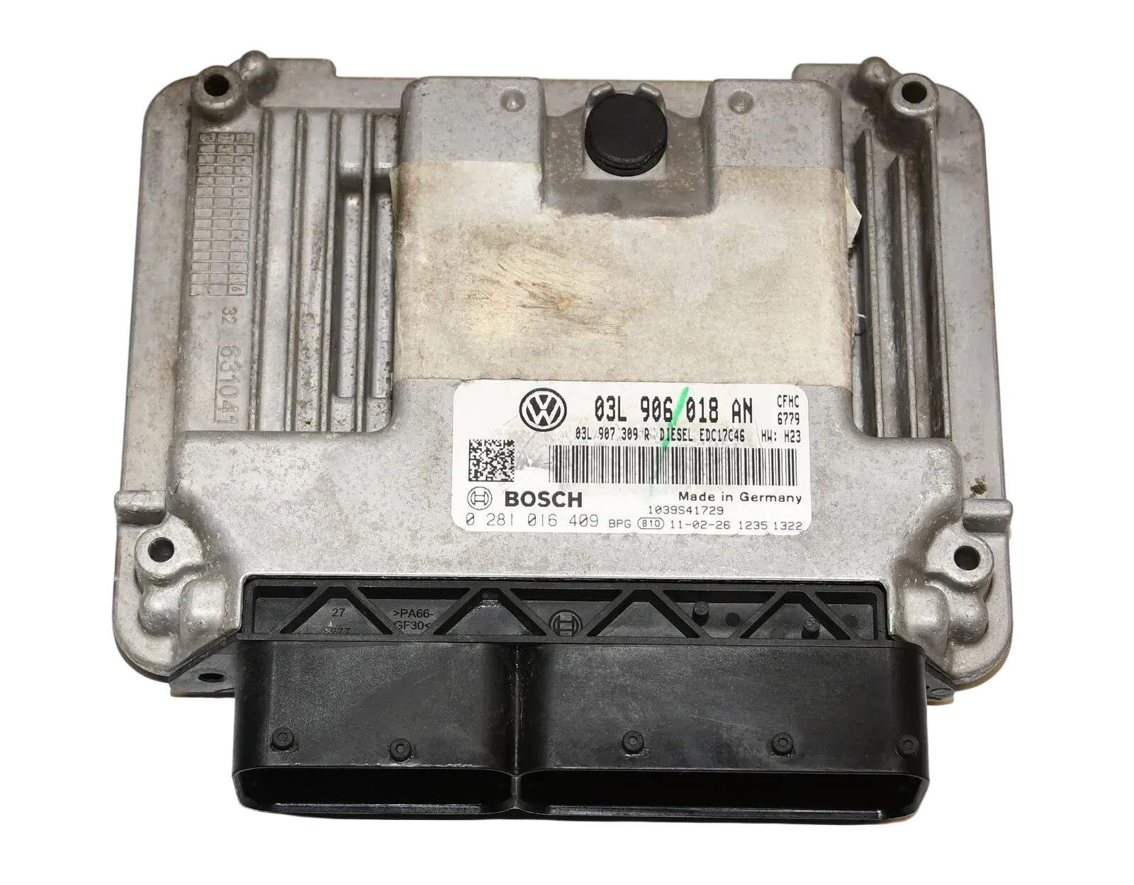 VW Golf 6 AJ5 Motorsteuergerät Steuergerät Motor 03L906018AN 2.0 TDI CFHC - Bild 1