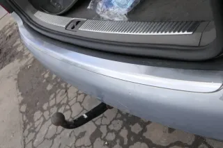 Audi A4 8E B6 Kombi Avant Stoßstange hinten mit Spoiler blau türkis LY7R - Bild 2