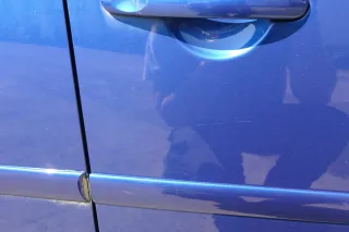 VW Touran 1T 1T3 Tür vorne rechts Beifahrertür blau LC5C- ohne Anbauteile - Bild 5