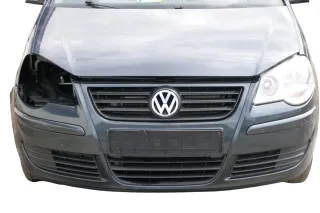 VW Polo 9N3 Stoßstange vorne Frontstoßstange Stoßfänger grau LC7V - Bild 2