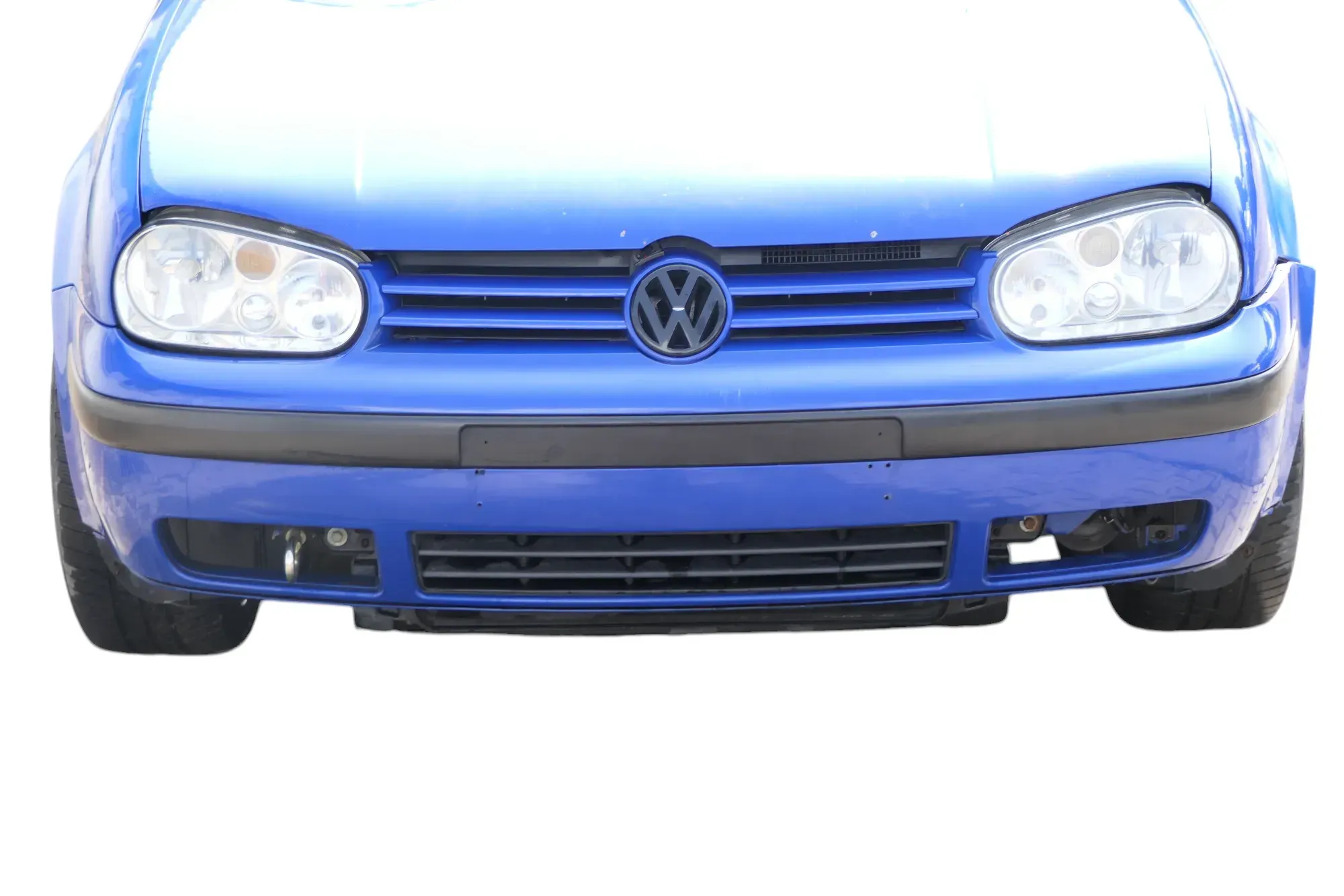 VW Golf 4 1J Stoßstange vorne Stoßfänger vorn blau LW5Z - Bild 1
