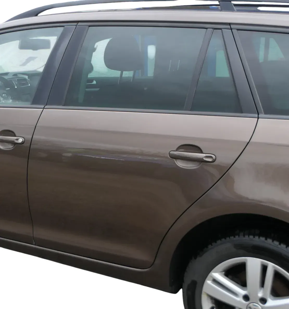 Golf 5 1K5 + Golf 6 AJ5 nur Kombi / Variant Tür hinten links braun LH8Z -ohneAnb - Bild 1