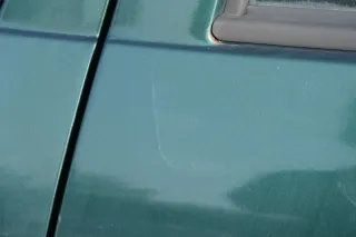 VW Golf 4 Bora Tür hinten links nur Kombi / Variant grün LC6M - ohne Anbauteile - Bild 9