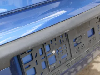 VW Polo 9N 9N3 Stoßstange Heckstoßstange hinten blau LA5K     PDC - Bild 3