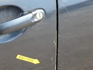 VW Golf Plus 5M Türblatt Tür vorne links Fahrertür grau LC5F -Türblatt +Rahmen - Bild 6