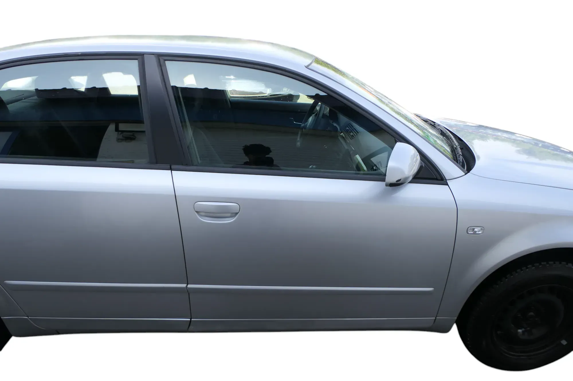 Audi A4 B6 8E nur Türblatt vorne rechts Beifahrertür silber LY7W Kombi+Limo Tür - Bild 1