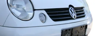 VW Lupo 6X Kühlergrill Grill Grillleiste vorne Leiste weiß LB9A vorn - Bild 3