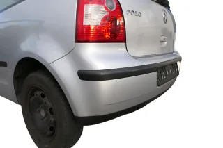 VW Polo 9N 9N3 Stoßstange Heckstoßstange hinten silber grau LA7W - Bild 5