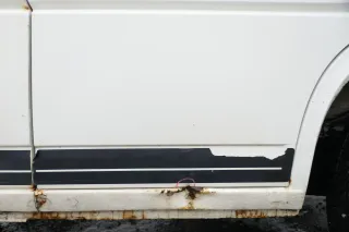 VW T4 Tür vorne rechts weiß R902 Beifahrertür Caravelle 7D0831056C ohneAnbauteil - Bild 3