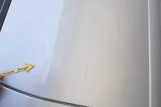 Audi A2 8Z Tür Türblatt hinten links silber LY7W - ohne Anbauteile - Bild 3