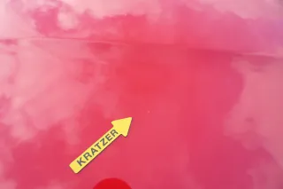 Skoda Fabia 6Y Motorhaube Klappe vorne rot LF3K vorn     (OHNEgrill!) - Bild 3