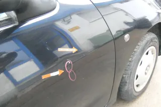 VW Polo Variant Kombi 6Kv oder Caddy 9Kv Tür vorne rechts schwarz LA9Y ohneAnbau - Bild 3