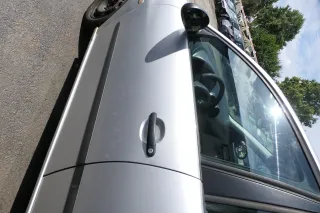 Ibiza 6L Tür Fahrertür 4/5-Türer vorne links silber grau LS7N - ohne Anbauteile - Bild 5