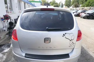 Seat Altea 5P Stoßstange hinten Heckstoßstange Stoßfänger grau silber LS7N - Bild 5
