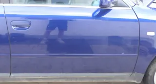Audi A6 4B C5 Tür nur Türblatt vorne rechts Beifahrertür blau LZ5K - Bild 1