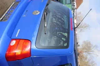 VW Lupo 6X Heckklappe Klappe Kofferraumklappe Scheibe blau LW5Z ohneAnbautei - Bild 4