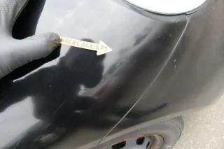 VW New Beetle 9C Kotflügel vorne rechts schwarz L041 1C0821104H - Bild 5