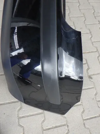 VW Golf 4 Limousine Stoßstange hinten Heckstoßstange Stoßfänger schwarz L041 uni - Bild 5