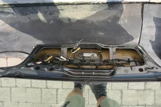 VW Polo 9N3 9N Heckklappe Kofferraumklappe Klappe schwarz LC9Z met - Bild 2