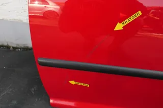VW Golf 4 Tür vorne links Fahrertür 2/3-Türer rot LP3G - Bild 3