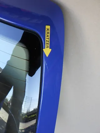 VW Golf 4 Limousine Heckklappe Kofferraumklappe Klappe hinten blau LW5Z jazzblue - Bild 7