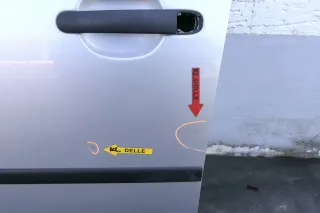 VW Golf 4 Bora Tür vorne links Fahrertür 4/5-Türer + Kombi Variant silber LA7W r - Bild 3