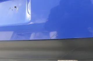 VW Golf 4 Limousine Stoßstange hinten Heckstoßstange Stoßfänger blau LA5C - Bild 4