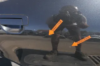 Audi A4 B5 Tür Türblatt hinten rechts schwarz LZ9V Kombi Limo - Bild 2