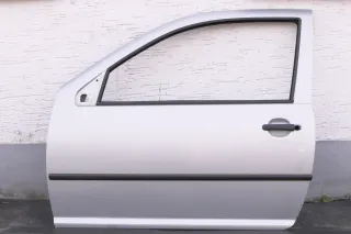 VW Golf 4 Bora Tür vorne links Fahrertür 2/3-Türer + Kombi silber LA7W reflex - Bild 1