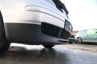 Seat Arosa 6H Stoßstange Frontstoßstange vorne grau silber LS7N Facelift + Grill - Bild 8