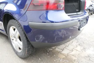 VW Golf 4 Limousine Stoßstange hinten Heckstoßstange Stoßfänger blau LB5N - Bild 11