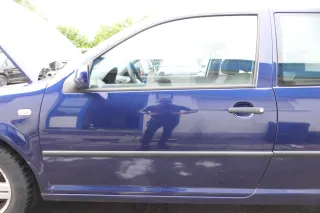 VW Golf 4 Tür vorne links Fahrertür 2/3-Türer blau LB5N ohneAnbauteile - Bild 1