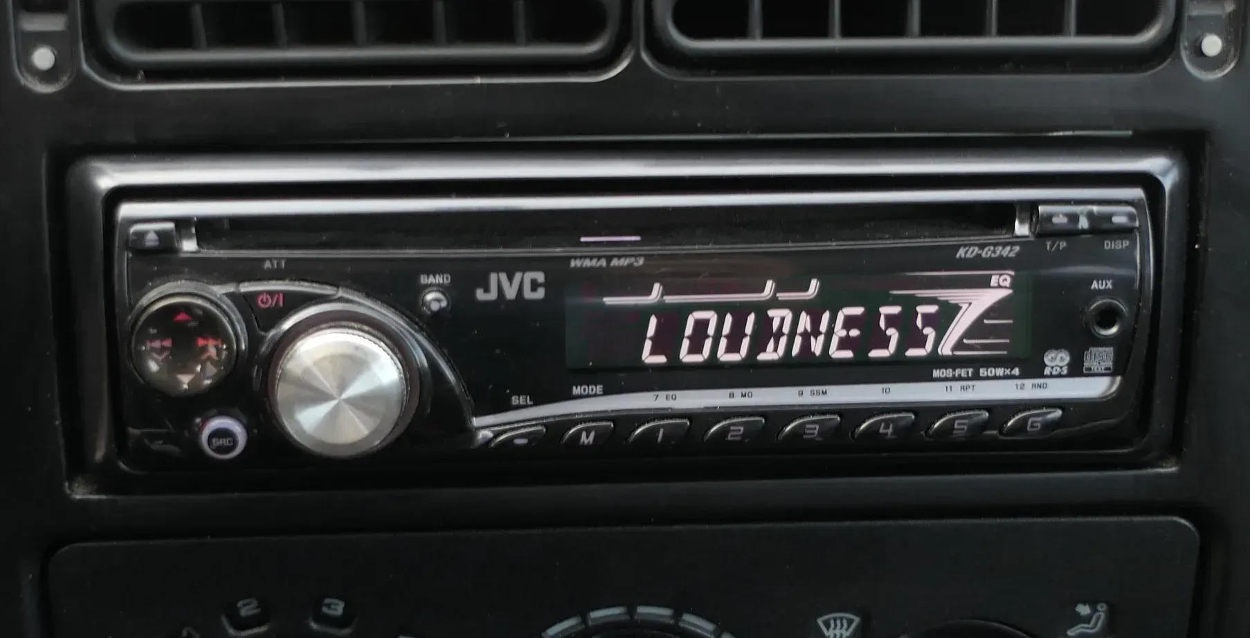 VW Golf 4 Bora T5 T4 Radio JVC KD-G342 MP3 WMA CD Player AUX - Bild 1