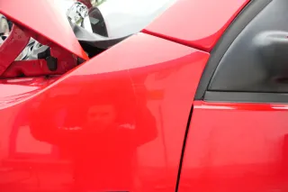 VW Lupo Kotflügel vorne links rot LP3G vorn - Bild 7