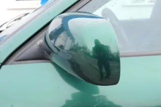 Audi A3 8L elektrischer Spiegel Außenspiegel links mit Glas grün LZ6L - Bild 3