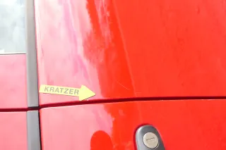 Skoda Fabia 6Y Limousine Schrägheck Tür hinten links rot LF3K - Bild 3
