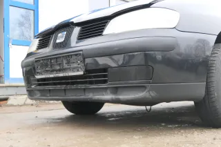 Ibiza 6K Stoßstange Frontstoßstange vorne schwarz LA9Y Facelift ab1999 Grill - Bild 6