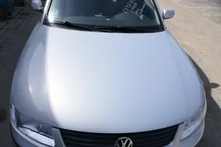 VW Passat 3B Motorhaube Klappe vorne vorn Haube silber grau LB7Z - Bild 1
