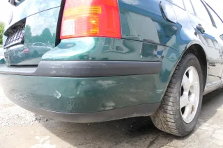 VW Golf 4 Bora Kombi Stoßstange hinten Heckstoßstange Stoßfänger grün LC6M - Bild 5