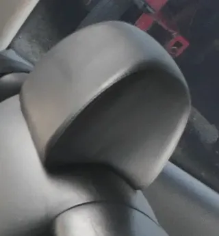 VW Passat 3B 3BG Kopfstütze Sitz Sitze hinten rechts oder links schwarz Leder - Bild 2