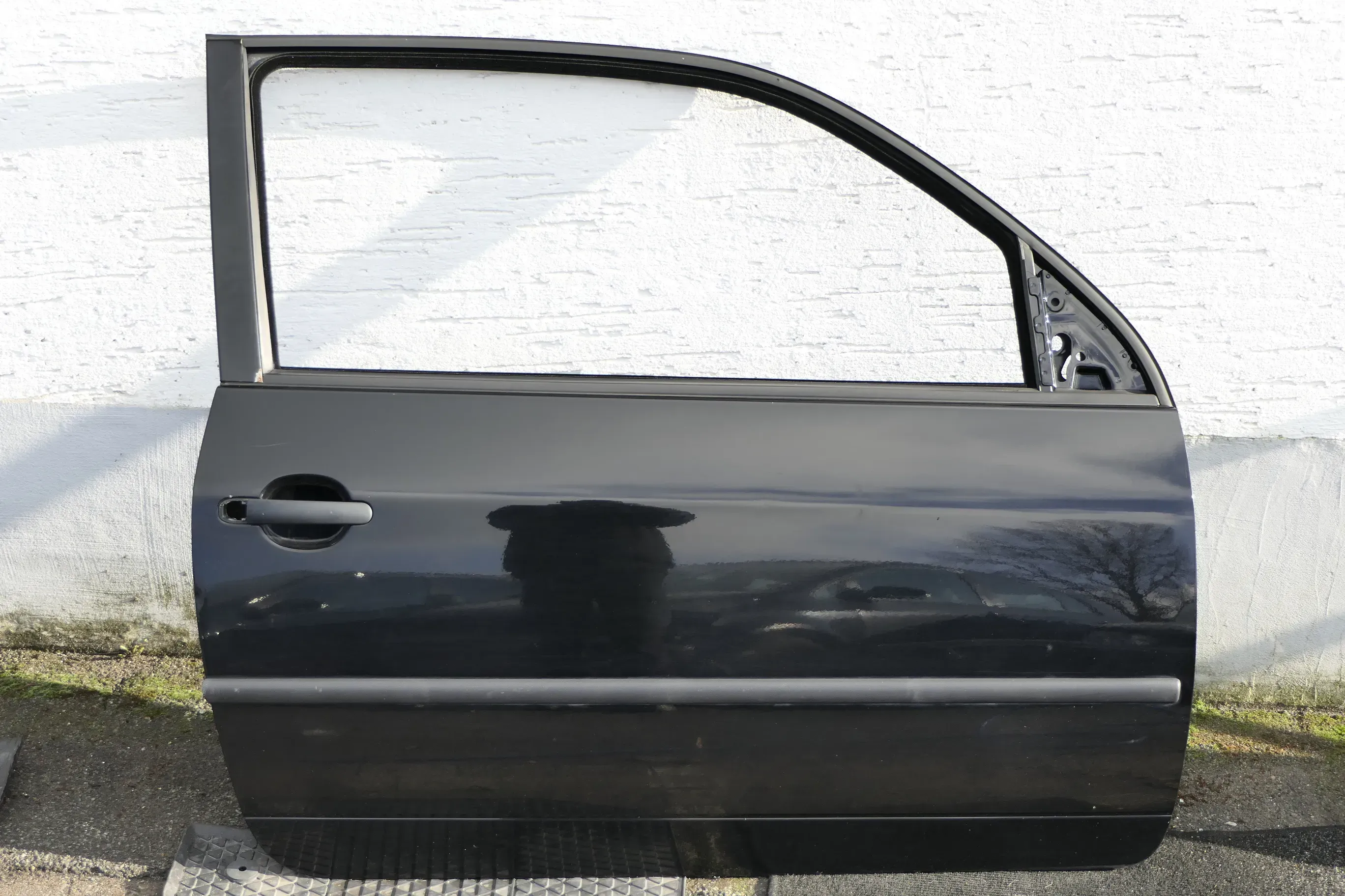 VW Lupo Seat Arosa Tür vorne rechts Beifahrertür schwarz L041 (mech. Fenster) - Bild 1