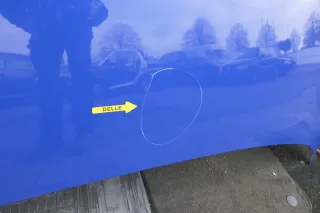 VW Lupo Motorhaube KLappe vorne blau LW5Z -  Dellen - Bild 6