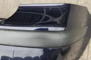 VW Golf 4 Limousine Stoßstange hinten Heckstoßstange Stoßfänger blau LC5H - Bild 6