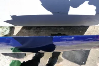 VW Passat 3BG Motorhaube Klappe vorne vorn Haube blau LC5X - Bild 2