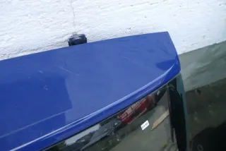 VW Fox 5Z Heckklappe Kofferraumklappe Klappe hinten mit Scheibe blau LL5M - Bild 5