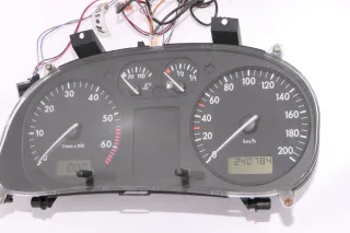 VW Polo 6N Tacho Tachometer Kombiinstrument 240.000km 6N0919860T 6N0919860R - Bild 1