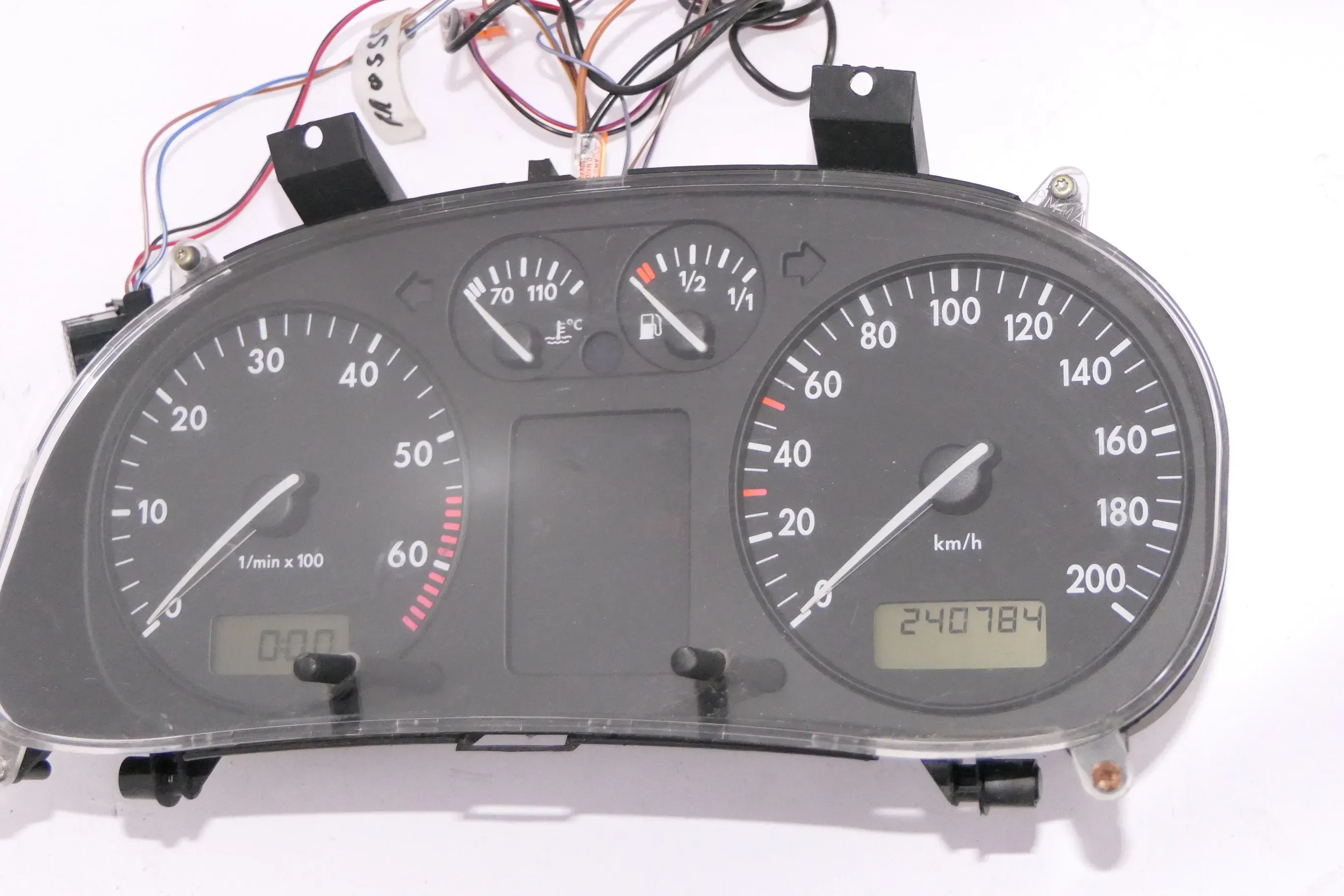 VW Polo 6N Tacho Tachometer Kombiinstrument 240.000km 6N0919860T 6N0919860R - Bild 1