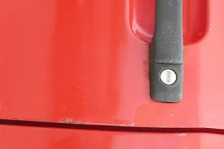 VW Golf 3 4 1E Cabrio Tür vorne links Fahrertür rot - ohne Anbauteile - Bild 6