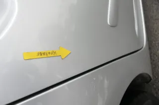 VW Golf 5 V 1K Tür nur Türblatt hinten rechts 4/5-Türer grau silber LA7W reflexs - Bild 4